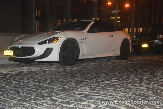 Maserati GranCabrio spotted in Manhattan, New York