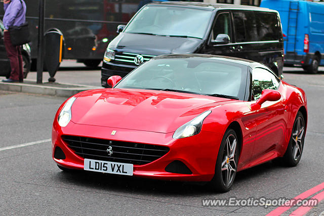 Ferrari California spotted in London, United Kingdom