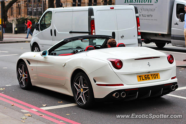 Ferrari California spotted in London, United Kingdom