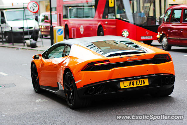 Lamborghini Huracan spotted in London, United Kingdom