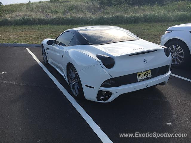 Ferrari California spotted in Spring Lake, New Jersey