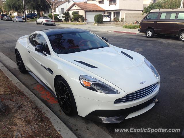 Aston Martin Vanquish spotted in Monterey Park, California