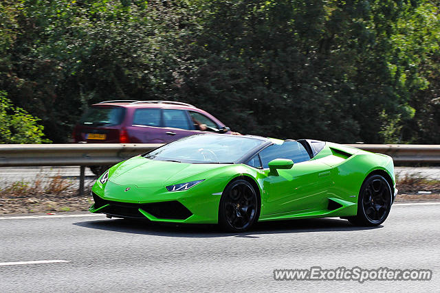 Lamborghini Huracan spotted in Cambridge, United Kingdom