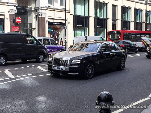 Rolls-Royce Ghost spotted in London, United Kingdom