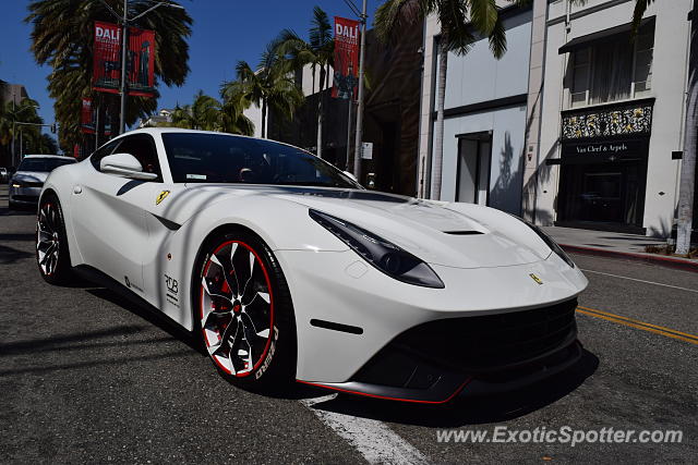 Ferrari F12 spotted in Beverly Hills, California