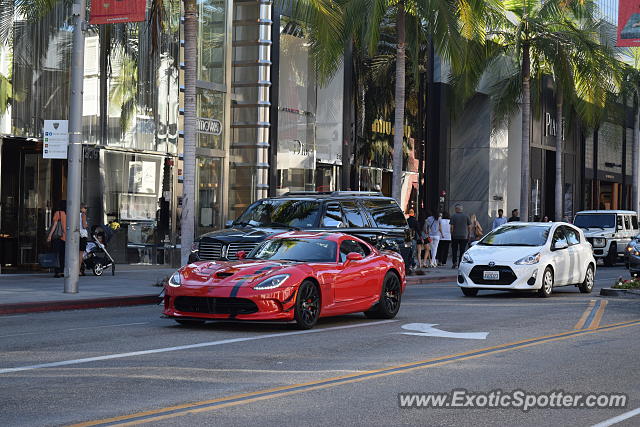 Dodge Viper spotted in Beverly Hills, California