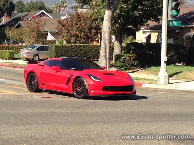 Chevrolet Corvette Z06 spotted in Pasadena, California