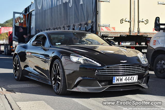 Aston Martin Vanquish spotted in Warsaw, Poland