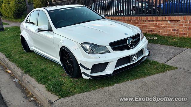 Mercedes C63 AMG Black Series spotted in Sydney, Australia