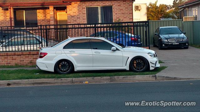 Mercedes C63 AMG Black Series spotted in Sydney, Australia