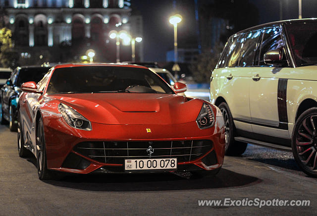 Ferrari F12 spotted in Baku, Azerbaijan