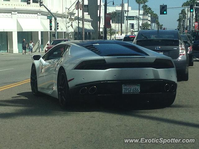 Lamborghini Huracan spotted in Beverly Hills, California