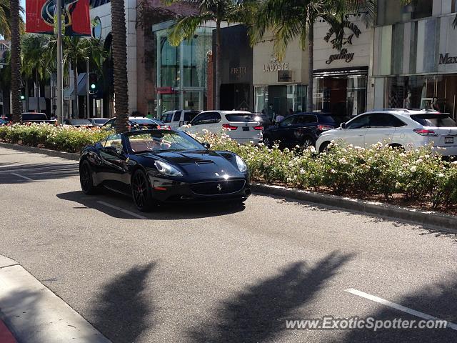 Ferrari California spotted in Beverly Hills, California