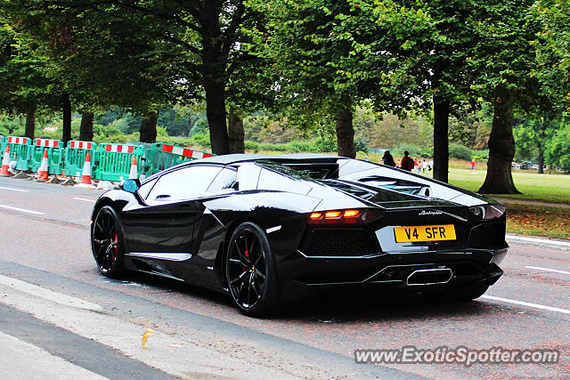 Lamborghini Aventador spotted in London, United Kingdom