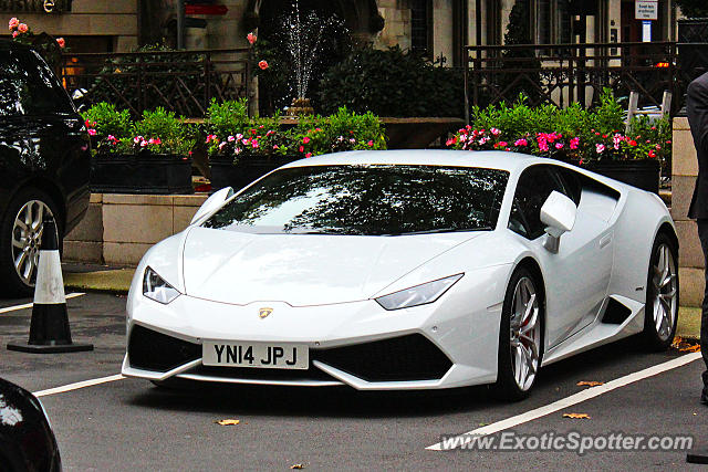 Lamborghini Huracan spotted in London, United Kingdom