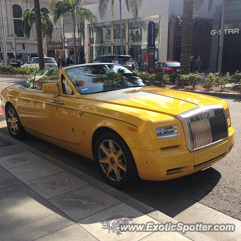 Rolls-Royce Phantom spotted in Beverly Hills, California