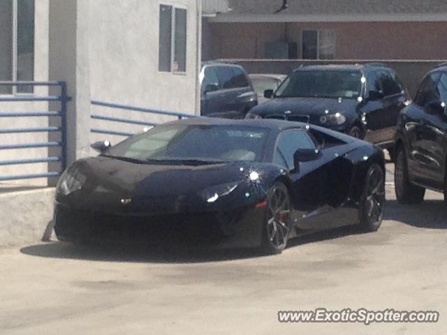 Lamborghini Aventador spotted in Monterey Park, California