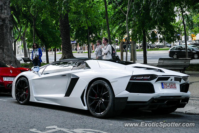 Lamborghini Aventador spotted in Lisbon, Portugal