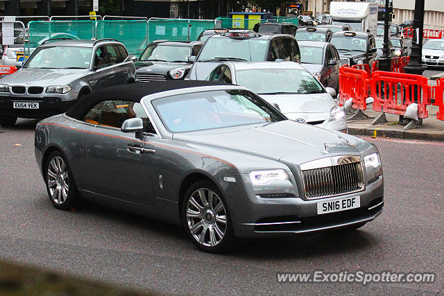 Rolls-Royce Dawn spotted in London, United Kingdom