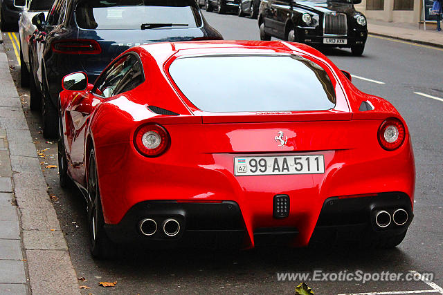 Ferrari F12 spotted in London, United Kingdom