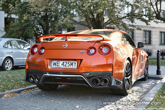 Nissan GT-R spotted in Warsaw, Poland