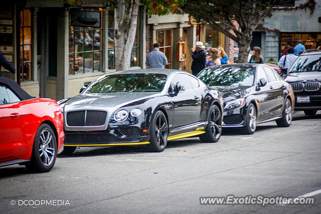 Bentley Continental spotted in Carmel, California