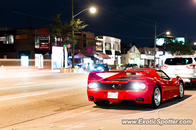 Ferrari F50 spotted in Toronto, Canada