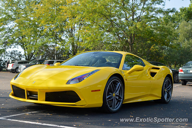 Ferrari 488 GTB spotted in Cincinnati, Ohio