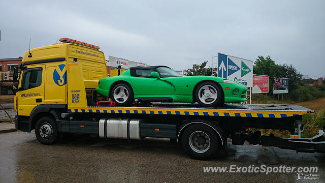 Dodge Viper spotted in Fornells, Spain