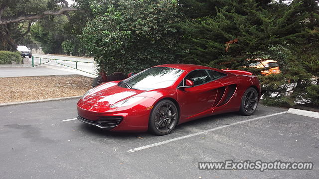 Mclaren MP4-12C spotted in Monterey, California