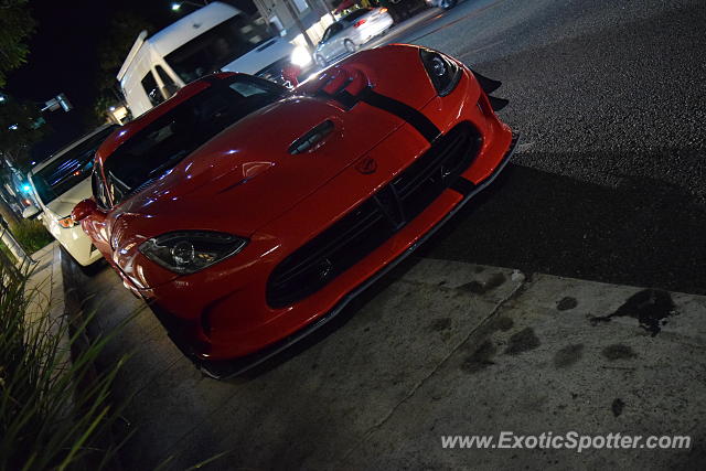 Dodge Viper spotted in Beverly Hills, California