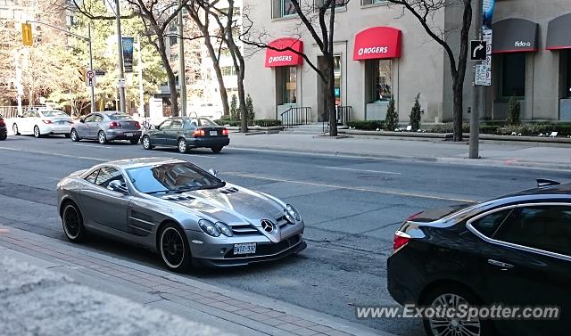 Mercedes SLR spotted in Toronto, Ontario, Canada