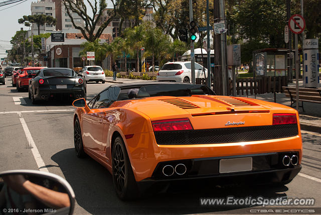 Lamborghini Gallardo spotted in Curitiba, Brazil