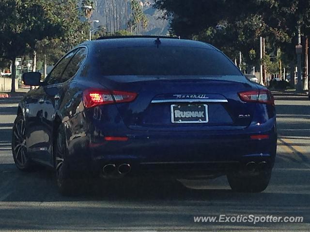 Maserati Ghibli spotted in Pasadena, California