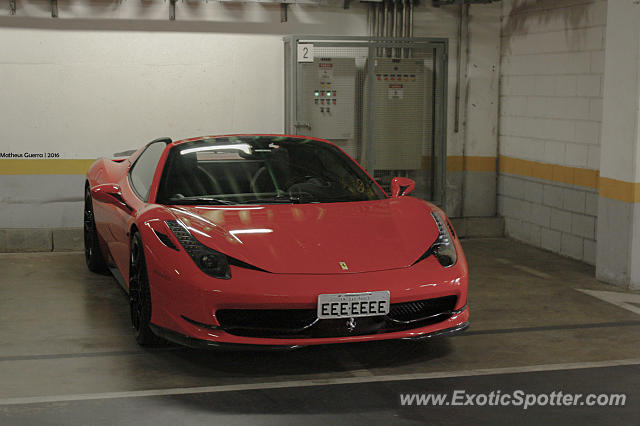 Ferrari 488 GTB spotted in São Paulo, Brazil