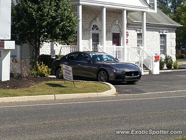 Maserati Ghibli spotted in Jackson, New Jersey