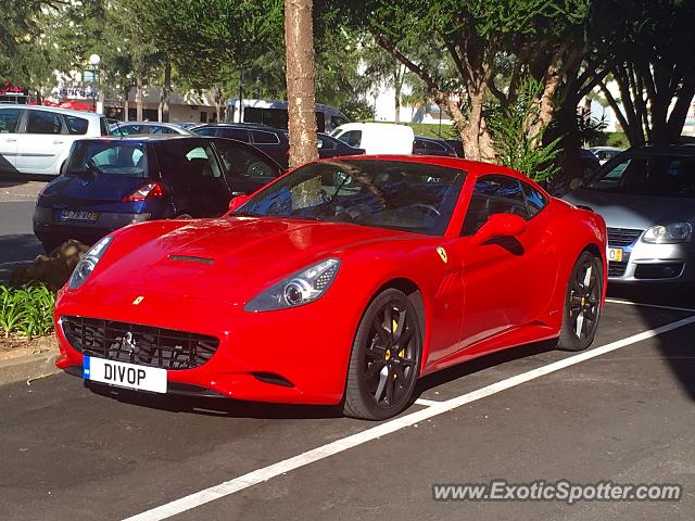 Ferrari California spotted in Vilamoura, Portugal