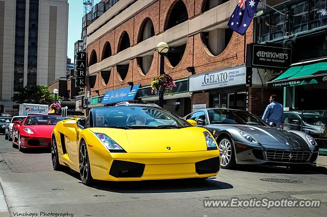 Lamborghini Gallardo spotted in Toronto, Canada