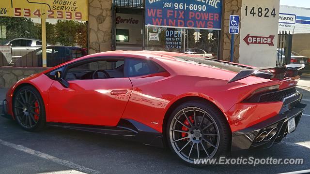 Lamborghini Huracan spotted in Industry, California