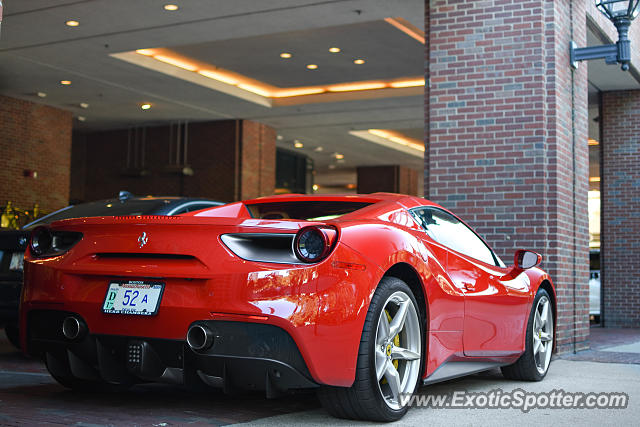 Ferrari 488 GTB spotted in Boston, Massachusetts