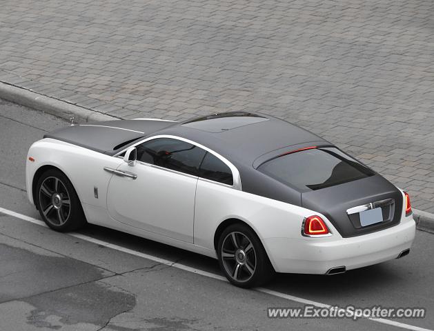 Rolls-Royce Wraith spotted in Toronto, Canada