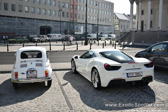 Ferrari 488 GTB spotted in Warsaw, Poland