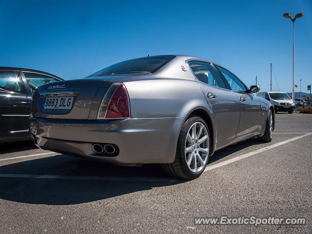 Maserati Quattroporte spotted in L'Estartit, Spain