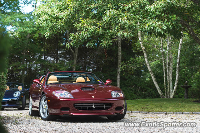 Ferrari 575M spotted in Cape Cod, Massachusetts