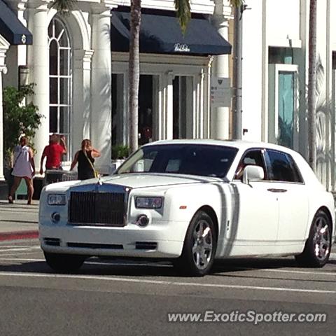 Rolls-Royce Phantom spotted in Beverly Hills, California