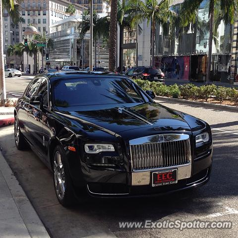 Rolls-Royce Ghost spotted in Beverly Hills, California