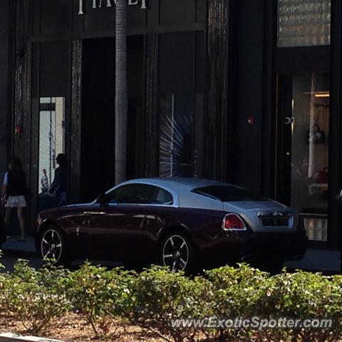 Rolls-Royce Wraith spotted in Beverly Hills, California