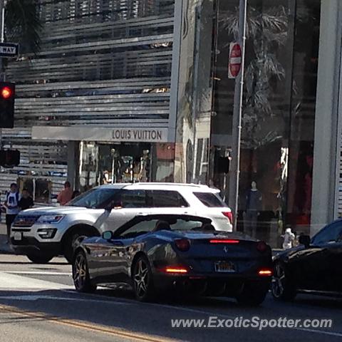 Ferrari California spotted in Beverly Hills, California