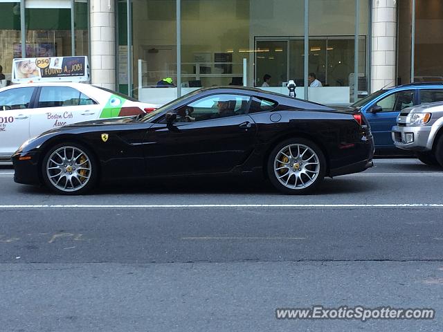 Ferrari 599GTB spotted in Boston, Massachusetts