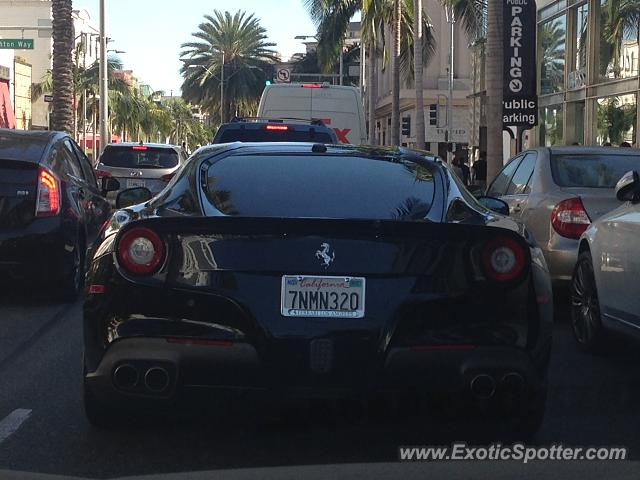 Ferrari F12 spotted in Beverly Hills, California